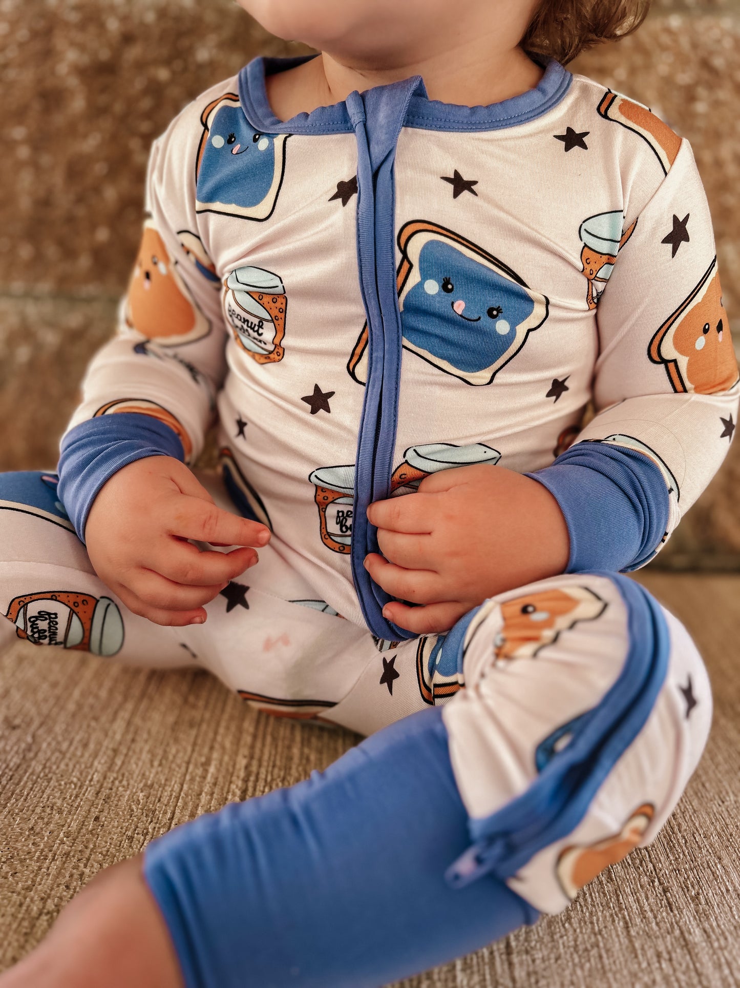 PB + JAMMIES BLUE Cozy Zippy **RTS**