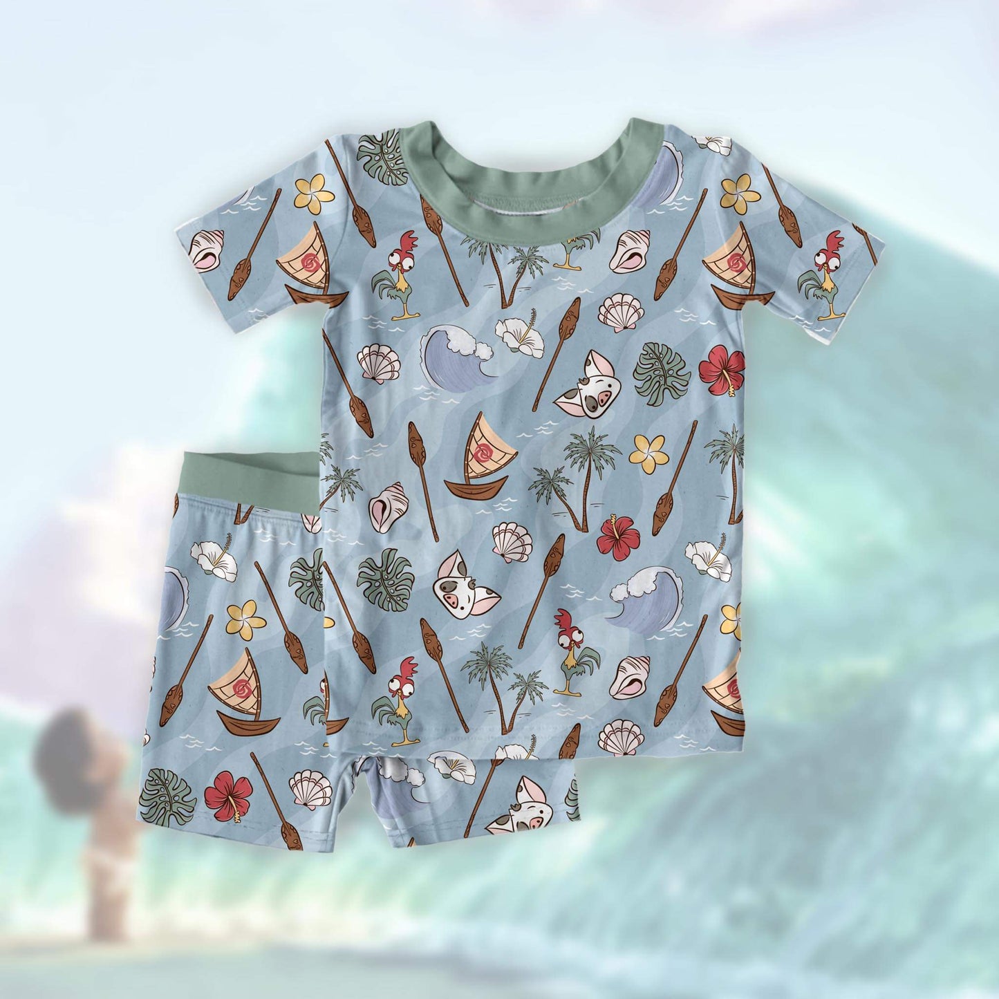 HEART OF THE OCEAN Cozy Short Sleeve & Shorts Set **PREORDER**