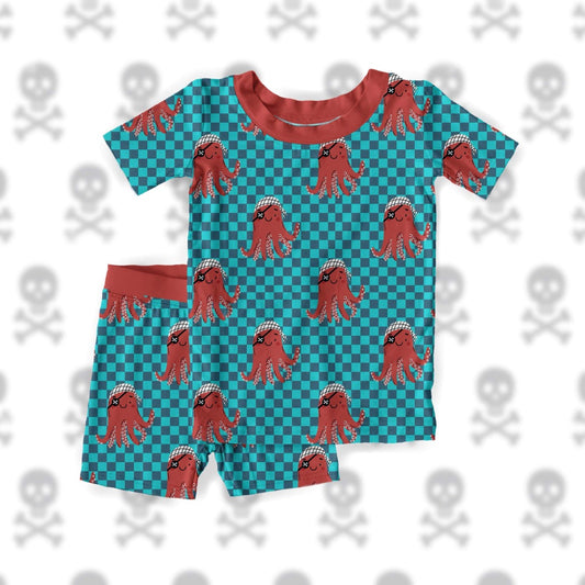 CAPTAIN EYEPATCH Cozy Short Sleeve & Shorts Set **PREORDER**