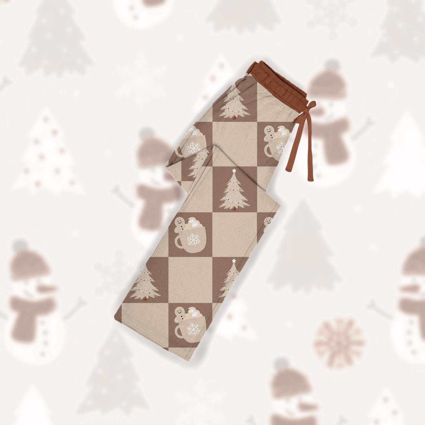 GINGERBREAD LANE Adult Relaxed PJ Pants **PREORDER**