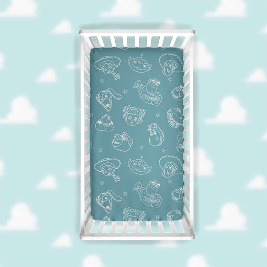 DRAWN DISNEY TOYS Crib Sheets **PREORDER**